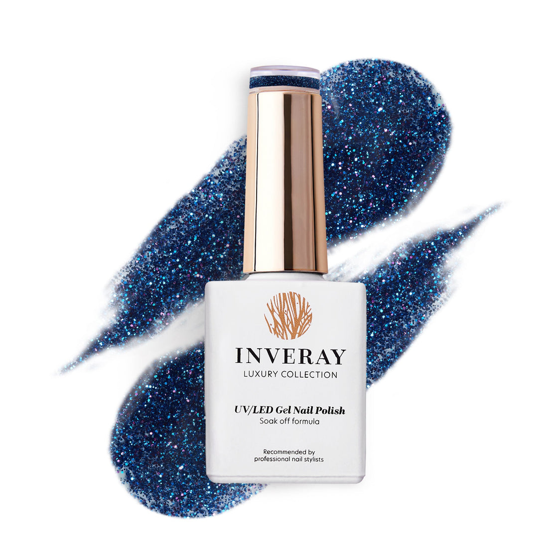 UV/LED Gel Nail Polish Luxury Collection N°161 AQUAMARINE SPARKLE