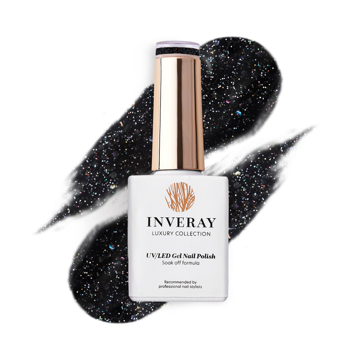 Esmalte de uñas en gel UV/LED Inveray Colección de lujo N°164 VESTIDO DE NOCHE
