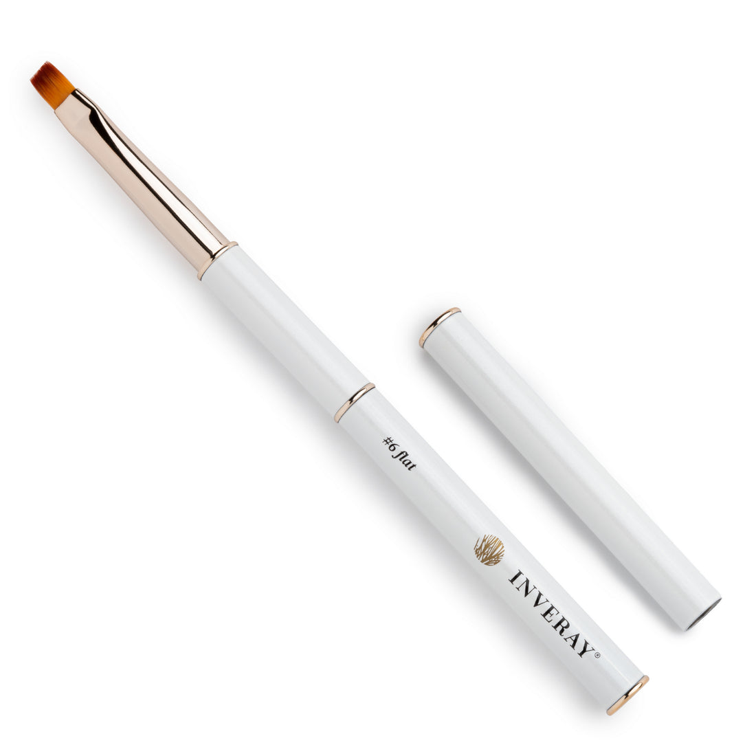 Pincel plano de gel Inveray n.° 6, colección de lujo